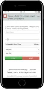 smoff time web app iphone