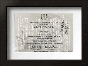 2ease kaizen workshop certificate