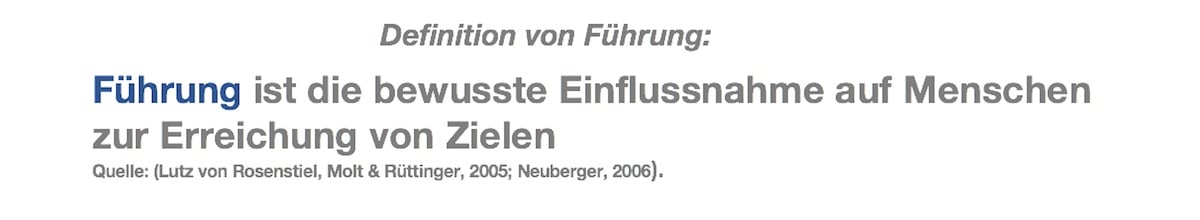 definition von Fuehrung